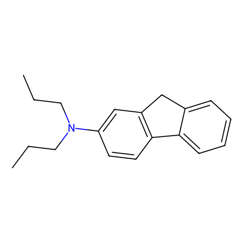 2-Dipropylaminofluorene structure