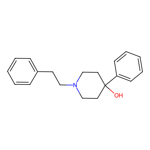 4-Piperidinol, 1-phenethyl-4-phenyl- structure