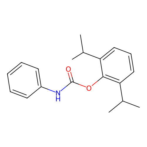 2,6-Diisopropylphenyl N-phenylcarbamate structure