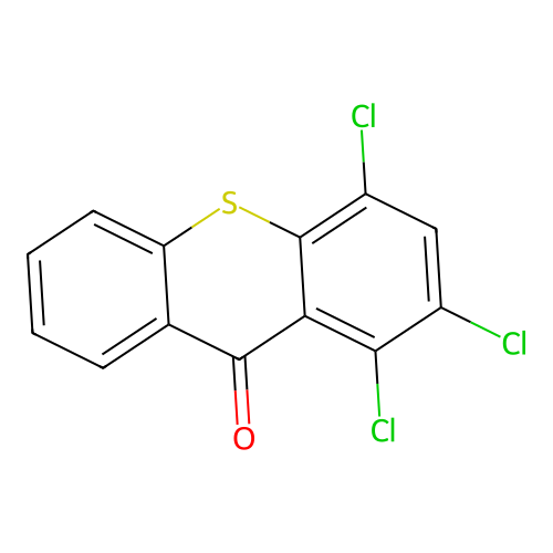 1,2,4-Trichlorothioxanthen-9-one structure