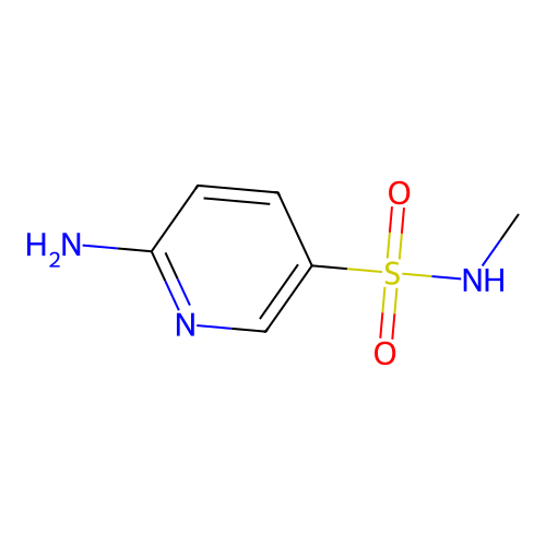 6-amino-N-methylpyridine-3-sulfonamide structure