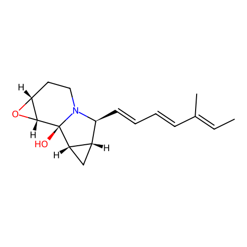 Indolizomycin structure
