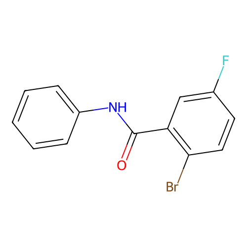 N-Phenyl 2-bromo-5-fluorobenzamide structure