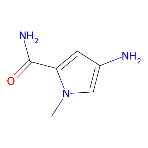 4-氨基-1-甲基-1H-吡咯-2-甲酰胺 structure