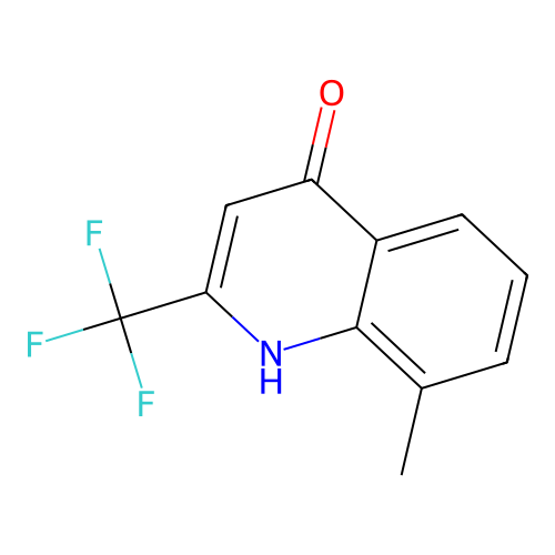 8-Methyl-2-(trifluoromethyl)-4-quinolinol structure