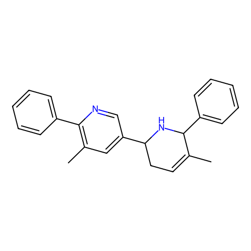 5,5'-Dimethyl-6,6'-diphenyl-1,2,3,6-tetrahydro-2,3'-bipyridine structure