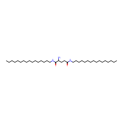 2-amino-N,N'-dihexadecylpentanediamide structure
