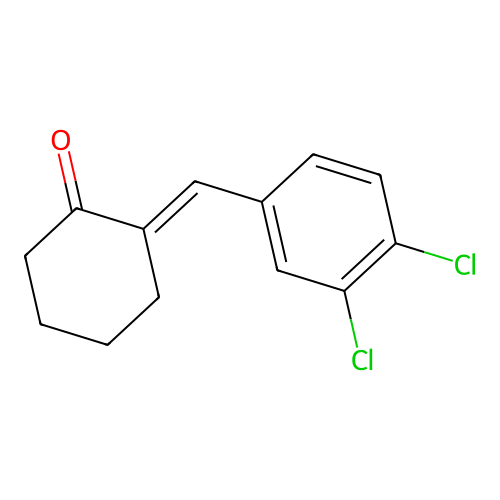 Cyclohexanone, 2-[(3,4-dichlorophenyl)methylene]- structure