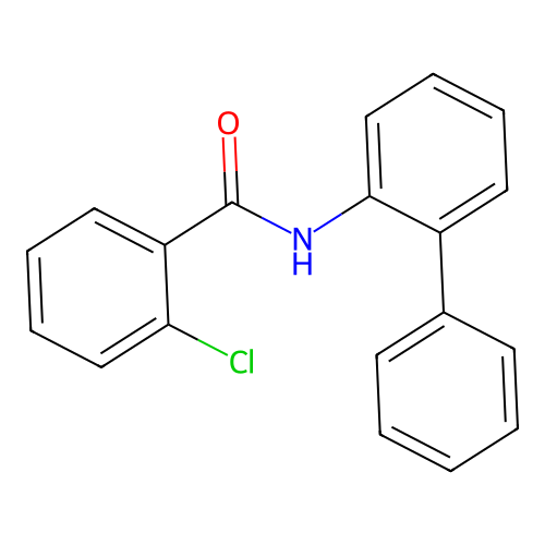 2-chloro-N-(2-phenylphenyl)benzamide structure