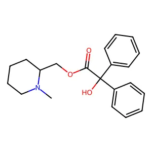 N-Methylpiperidinyl-2-methyl benzilate structure