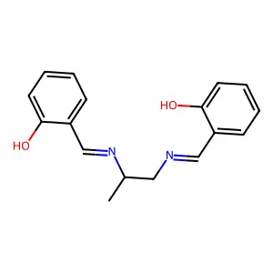 N,N'-双(亚水杨基)-1,2-丙二胺 structure
