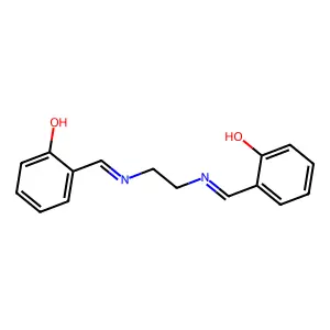 N,N'-Bis(salicylidene)ethylenediamine structure