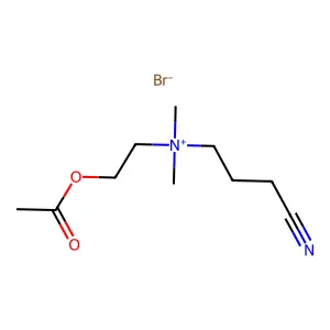 Ammonium, (3-cyanopropyl)(2-hydroxyethyl)dimethyl-, bromide, acetate structure
