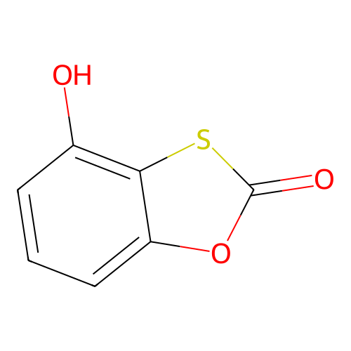4-Hydroxy-1,3-(2H)-benzoxathiol-2-one structure