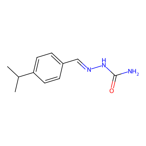 [(4-Propan-2-ylphenyl)methylideneamino]urea structure