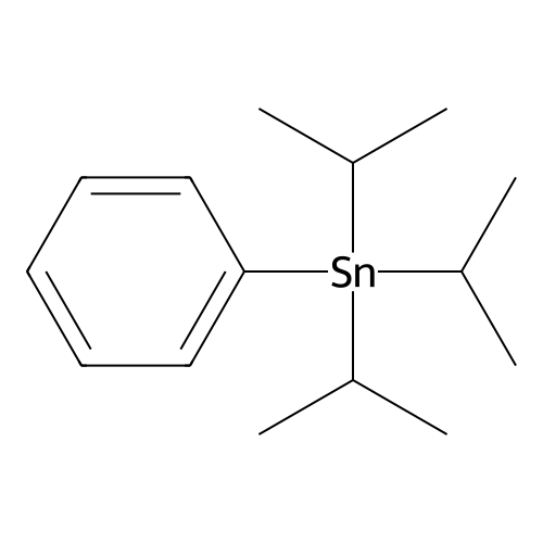 Stannane, triisopropylphenyl- structure