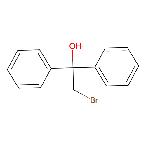 2-Bromo-1,1-diphenylethan-1-ol structure