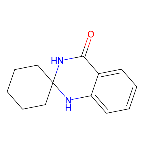 Spiro[cyclohexane-1,2'(1'H)-quinazolin]-4'(3'H)-one structure