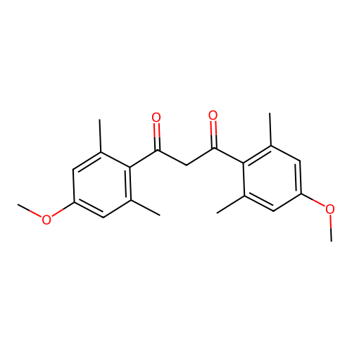 1,3-Bis(4-methoxy-2,6-dimethylphenyl)-1,3-propanedione structure