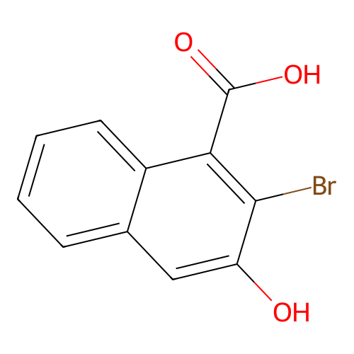 2-Bromo-3-hydroxy-1-naphthoic acid structure