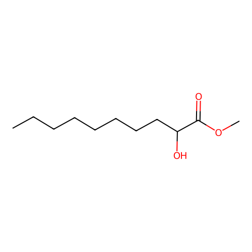 Methyl 2-hydroxydecanoate structure