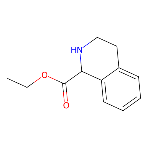 Ethyl 1,2,3,4-tetrahydroisoquinoline-1-carboxylate structure