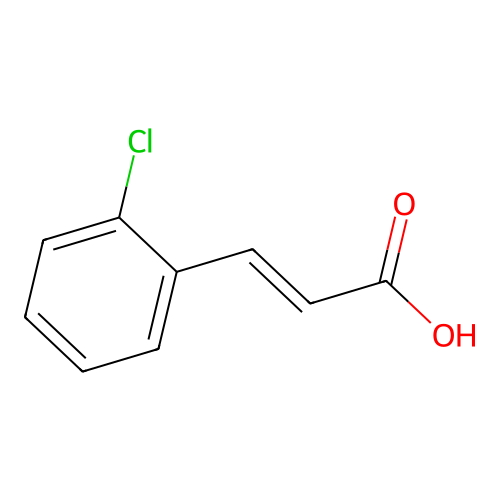 2-Chlorocinnamic acid structure