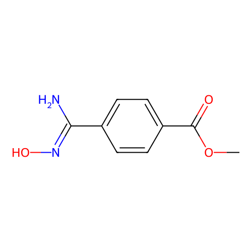 methyl 4-(N-hydroxycarbamimidoyl)benzoate structure