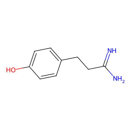3-(4-Hydroxyphenyl)propanimidamide structure