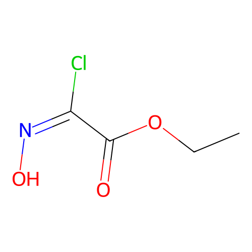 Ethyl 2-chloro-2-(hydroxyimino)acetate structure