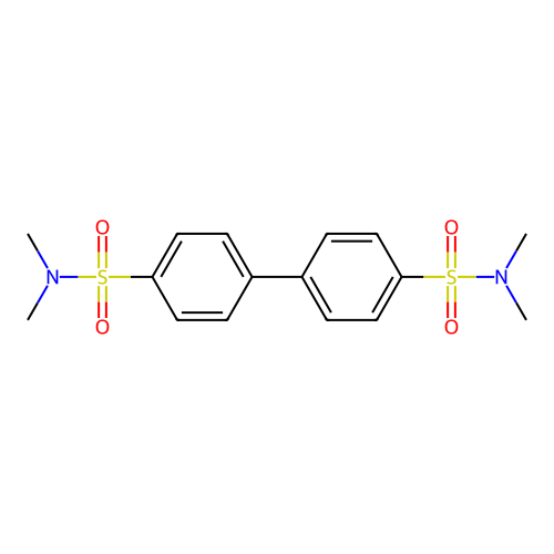 4,4'-Bis(dimethylsulfamoyl)biphenyl structure