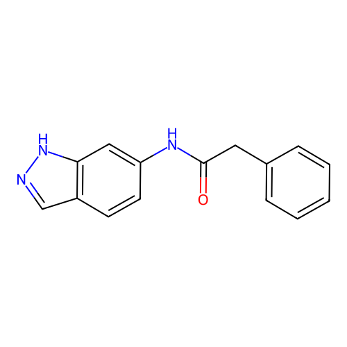 N-(1H-indazol-6-yl)-2-phenylacetamide structure