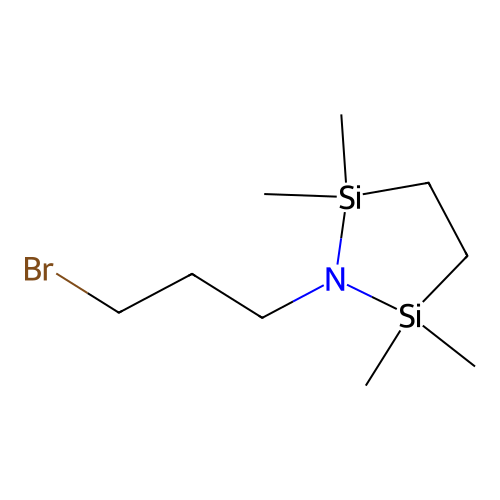 1-(3-Bromoprop-1-yl)-2,2,5,5-tetramethyl-1,2,5-azadisilolidine structure