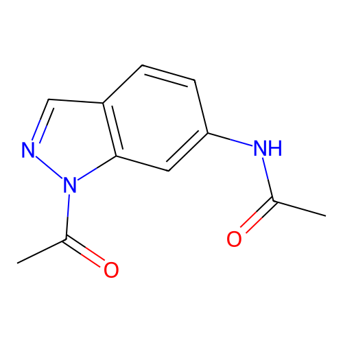 N-(1-Acetyl-1H-indazol-6-yl)acetamide structure