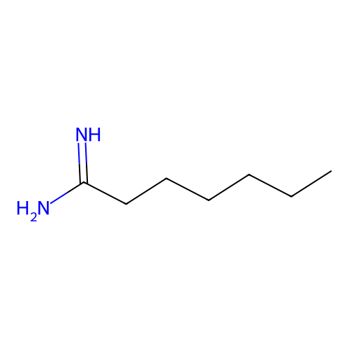 Heptanimidamide structure