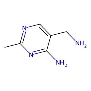 4-Amino-2-methyl-5-pyrimidinemethanamine structure
