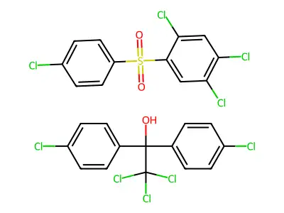 Tedion-Kelthane mixt structure