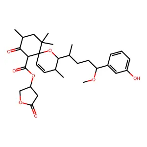 Oscillatoxin D structure