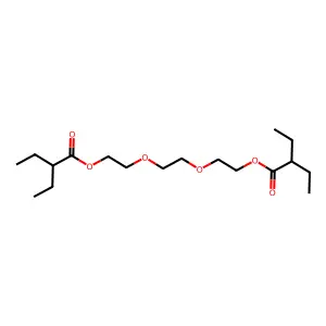 Triethylene glycol bis(2-ethylbutyrate) structure