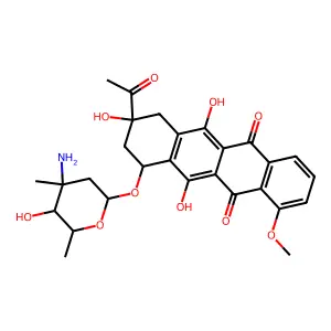 3'-C-Methyldaunorubicin structure