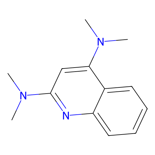 N~2~,N~2~,N~4~,N~4~-Tetramethylquinoline-2,4-diamine structure