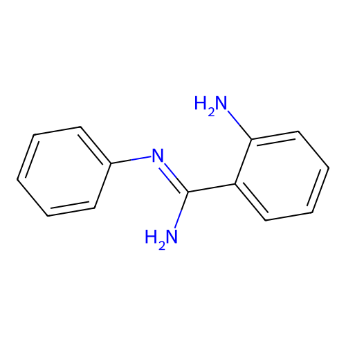 2-amino-N'-phenylbenzenecarboximidamide structure