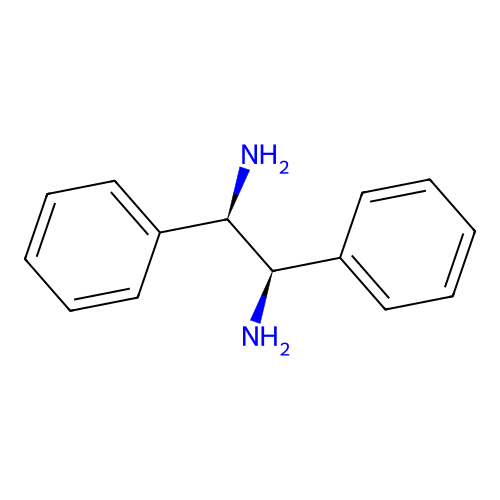(1R,2R)-(+)-1,2-Diphenylethylenediamine structure