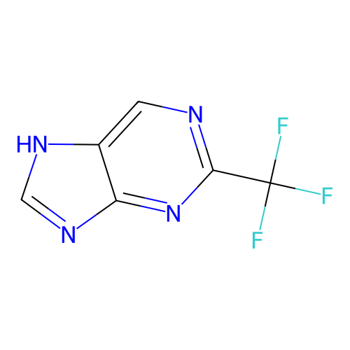 Purine, 2-(trifluoromethyl)- structure