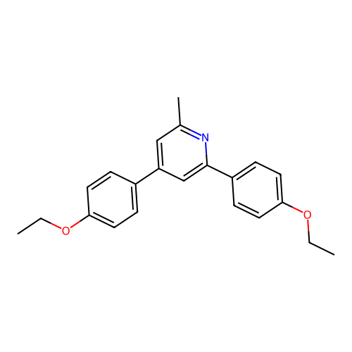 2,4-Bis(4-ethoxyphenyl)-6-methylpyridine structure