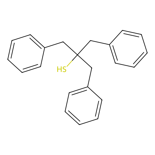 alpha,alpha-Bis(phenylmethyl)benzeneethanethiol structure