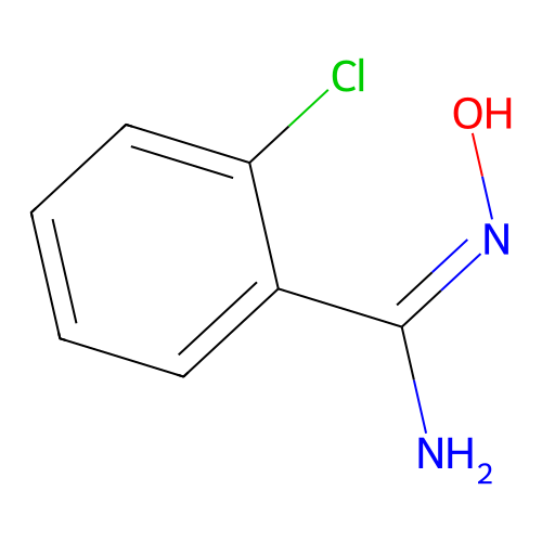 2-Chloro-N-hydroxy-benzamidine structure