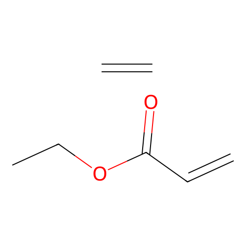 Ethyl prop-2-enoate--ethene (1/1) structure