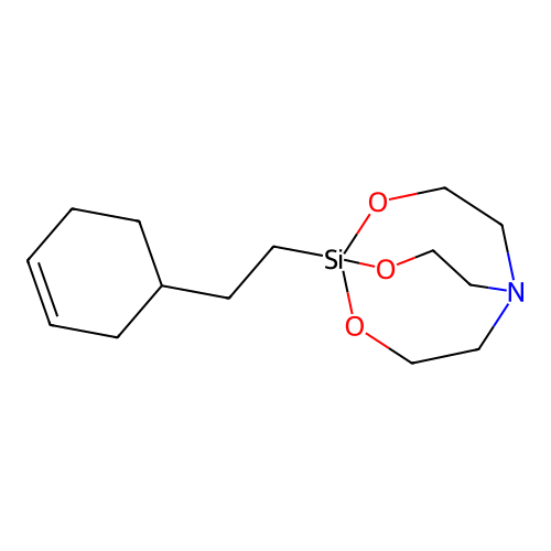 1-(2-(3-Cyclohexenyl)ethyl)silatrane structure