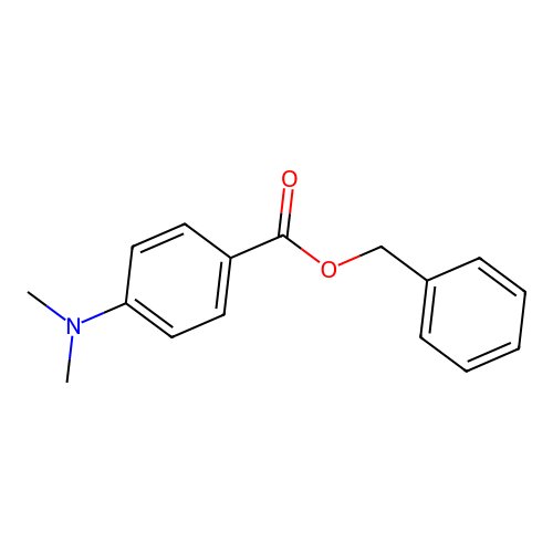 Benzyl 4-(dimethylamino)benzoate structure